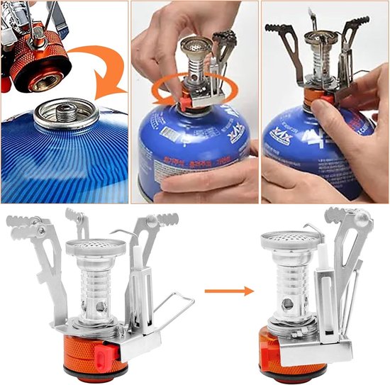 Compacte gasbrander voor buitenactiviteiten - 3000W vermogen met draagtas — afbeelding 3
