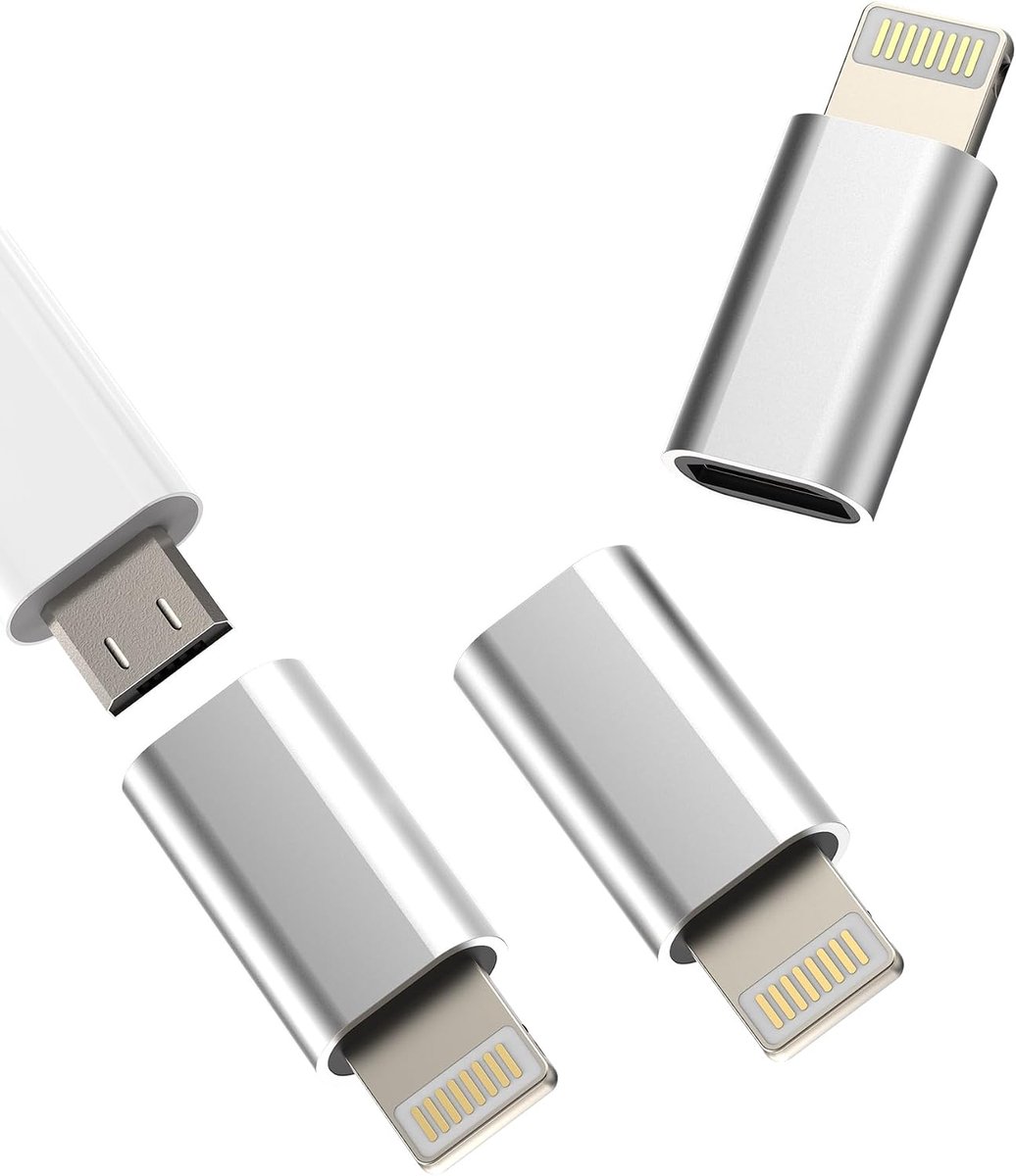 SnelShoppen - Micro USB naar USB C Mannen Oplaad Adapter Set (3 Stuks) voor Android, Compatibel met Samsung, Google Pixel, Huawei, Xiaomi en iPad - Mu