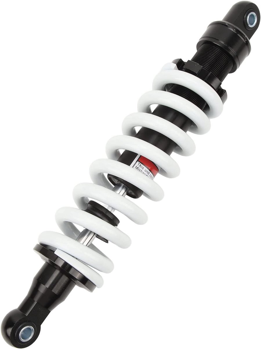 SnelShoppen - Achter Schokdemper 350mm Universele Verstelbare Demping voor Dirt Bike ATV Quad Go Kart - Hoogwaardige Kwaliteit