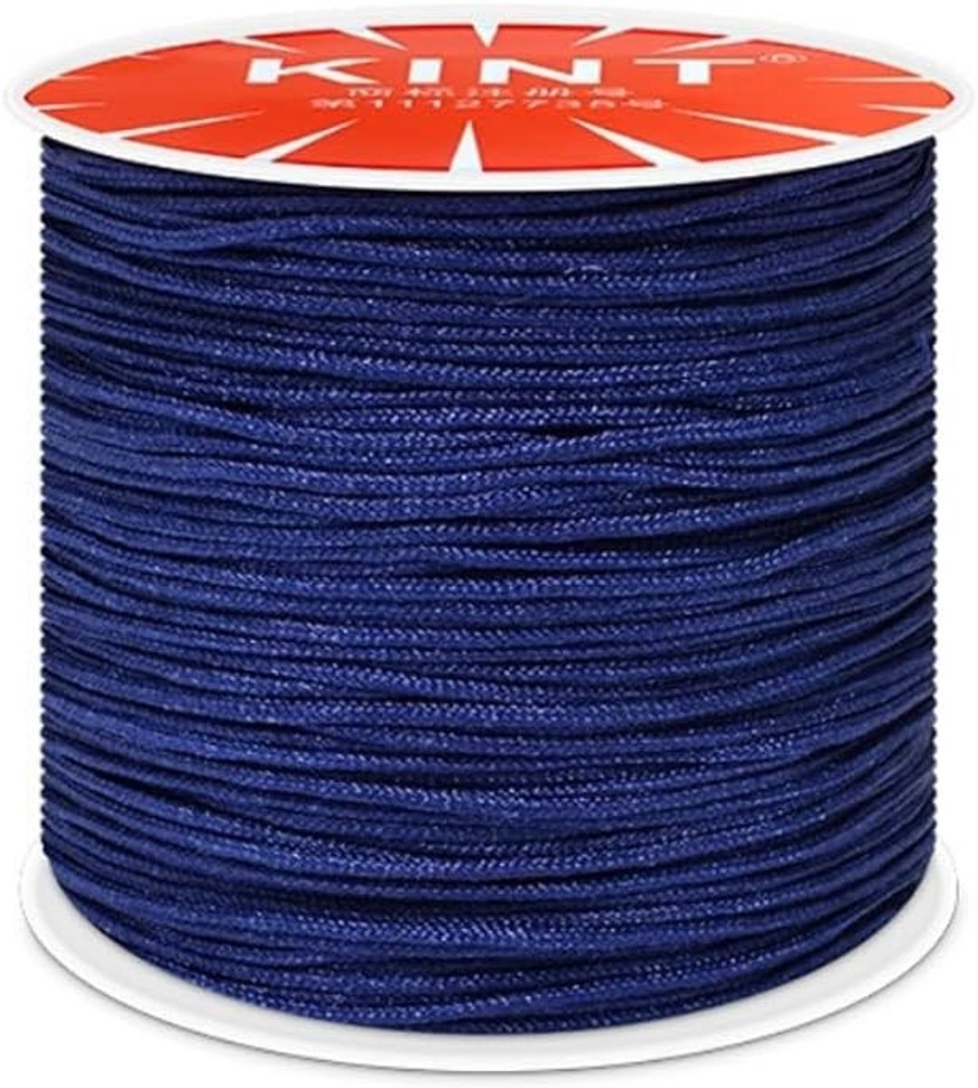 Macramé Koord 0.8mm voor Armbanden, Sieraden en Creatieve Knutselprojecten - Navy Blauw Nylon Touw voor Cadeauverpakking en DIY Decoratie