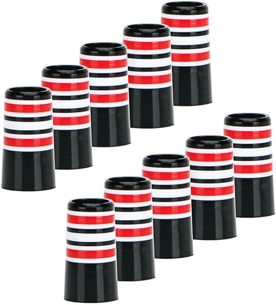 SnelShoppen - 10 Stuks Golf Iron Ferrules, Golfclub Ferrules Geschikt voor 0.370'' Parallel Schacht Taper Tip IJzer Wedge, Hoogwaardige Materialen, Ee