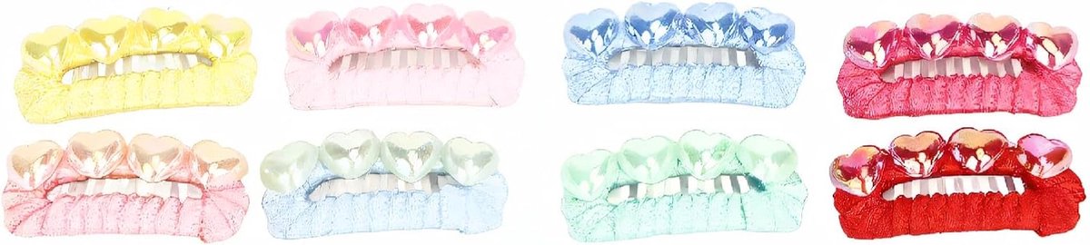 SnelShoppen - 16Pcs Schattige Huisdier Haarclips Mix Kleuren Modieuze Styling Antislip Ontwerp voor Puppy Kat met Verzorging Honden Haarspeldjes