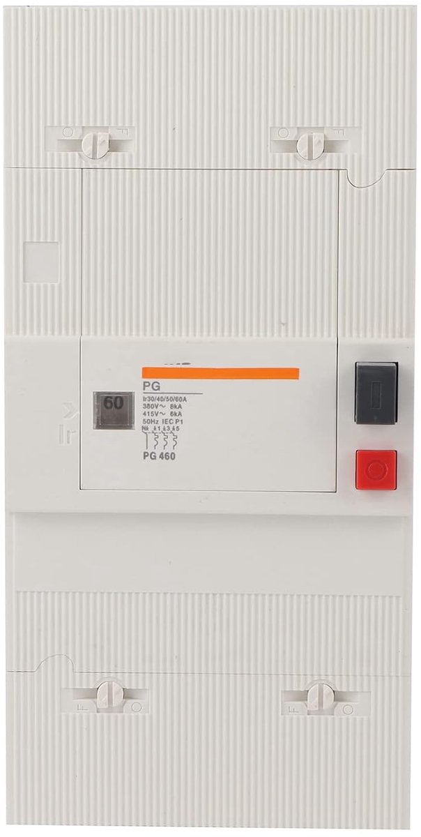 SnelShoppen - Mini Circuit Breaker 30-60A 4 Polig 50Hz/60Hz Laagspanning Beveiliging Schakelaar voor Thuisgebruik en Motoren