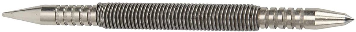 Center Punch - Markeerpen Pons - Metaal Bewerken - Dubbele Kop - 3/16" en 1/16" - Zilver