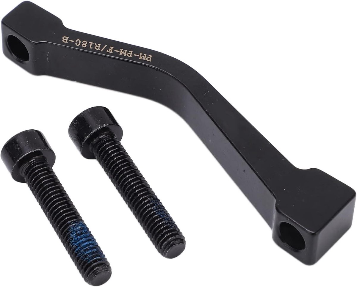 SnelShoppen - 180mm Schijfrem Adapter Rotor PM Fiets Post 160 naar Voor 23mm Bevestiging 160mm Offset Caliper 20mm BMX Mountain Spacer