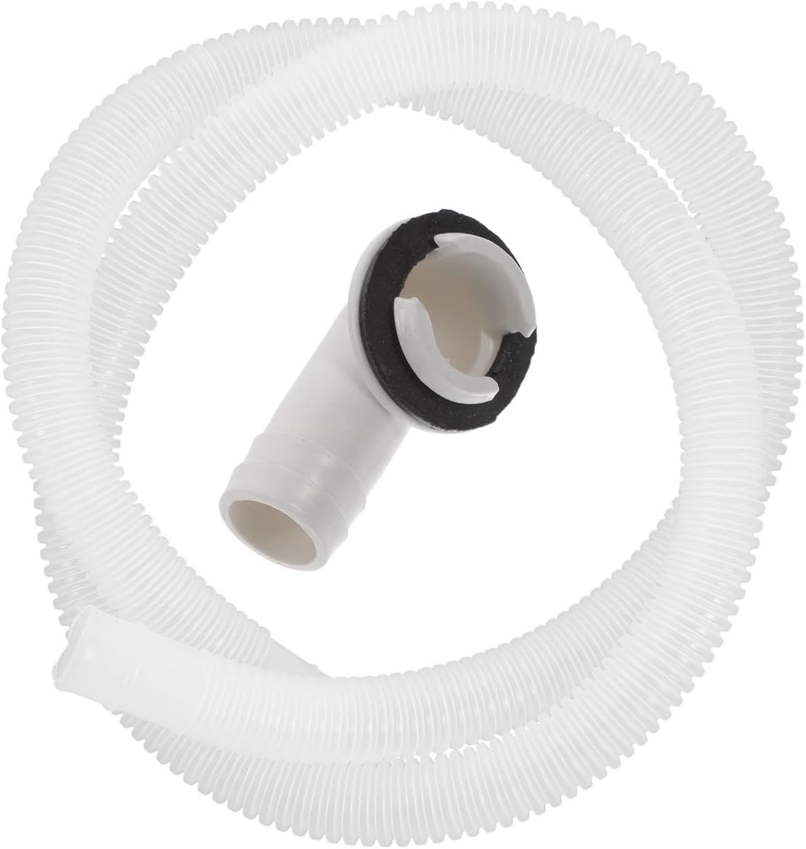 SnelShoppen - Airconditioning Afvoerslang Kit, Draagbare 3 Voet Slang met 0,79 Inch Hoekplug en Ring, Universeel voor Airconditioners, Wit