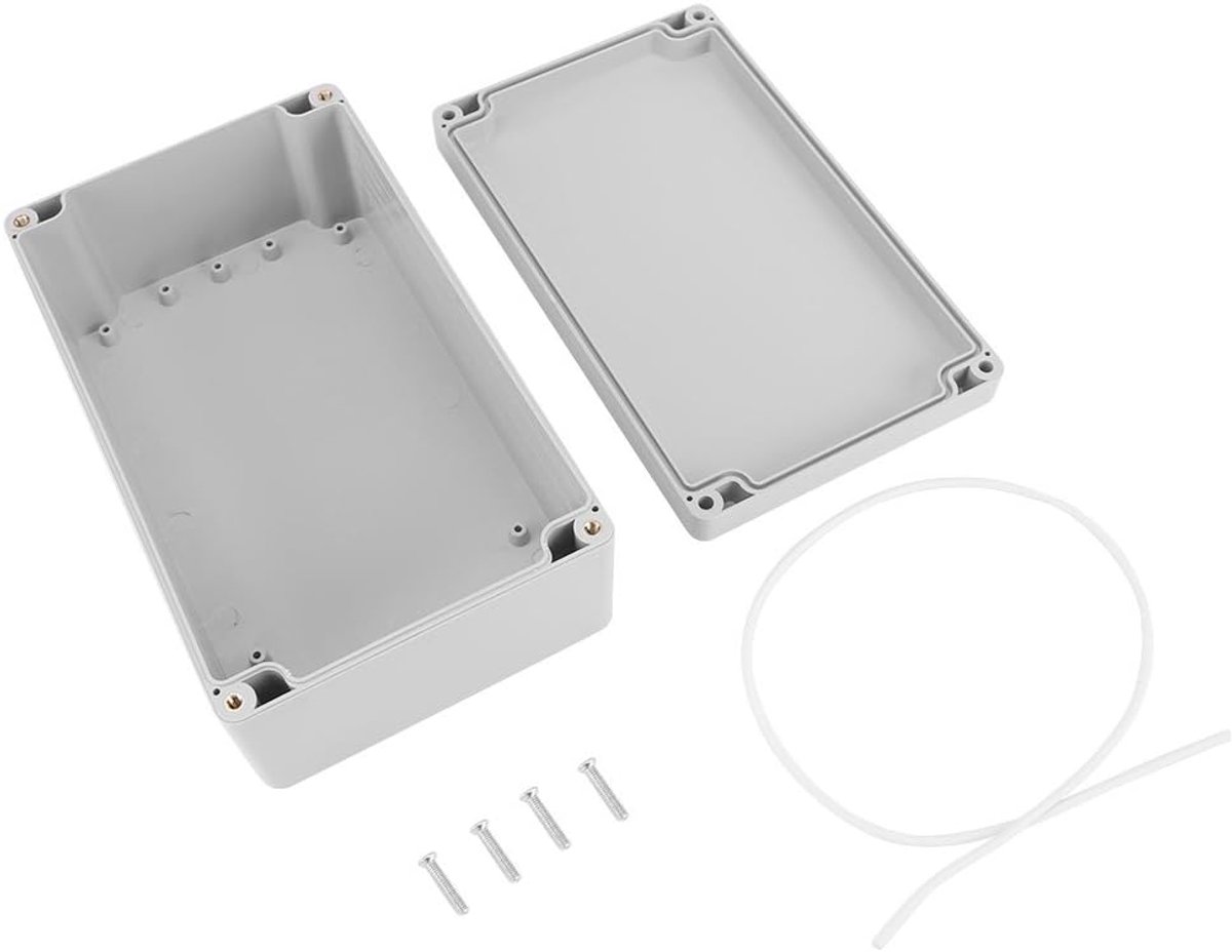 SnelShoppen - Waterdichte Elektrische Buitenbox IP65, Duurzame ABS Aansluitdoos voor Elektrische Installaties, Maat 200x120x75mm, Voor Binnen en Buite