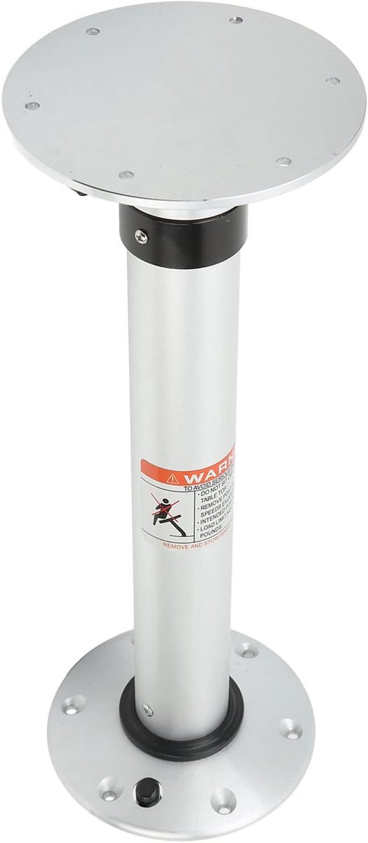 SnelShoppen - Verstelbare Tafelpoten Aluminium Leg 490MM-745MM - Opvouwbare Hoogte Verstelbare Voet voor Boot Yacht - Rotatable en Stabiliteit
