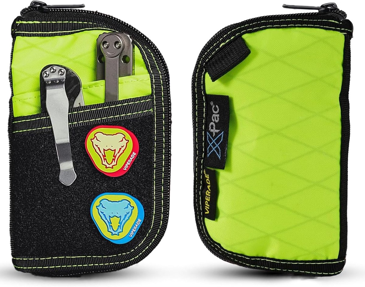 SnelShoppen - VIPERADE VE12 Vouwbare EDC Opbergtas - Molle Gereedschapstas - Drievoudig Vouwbare Tooltas - EDC Utility Pocket Organizer voor Buiten en
