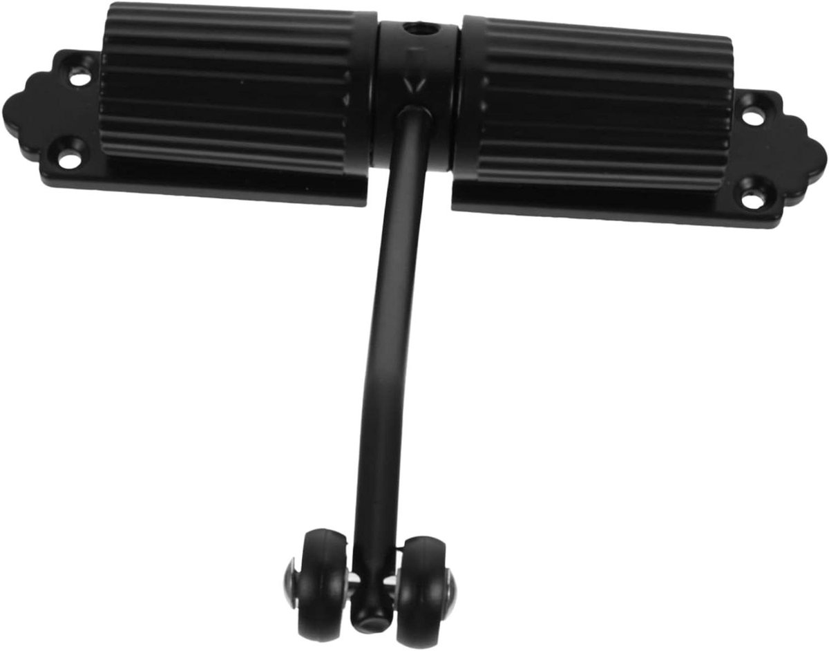 Automatische Deurcloser - Deurveer Deursluiter - Zelfsluitende Deuren - Verstelbare Kracht - 17x3.5CM - Zwart