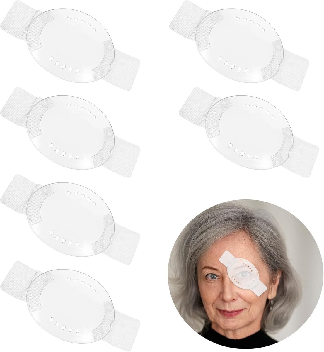 Transparante Oogpleisters voor Volwassenen en Kinderen na Staaroperatie, Ventilerende Oogbescherming voor Herstel en Medische Oogpatches voor Optimale Bescherming