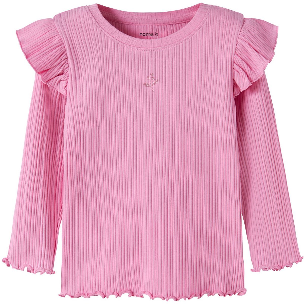Name it Top met lange mouwen Glitterprint