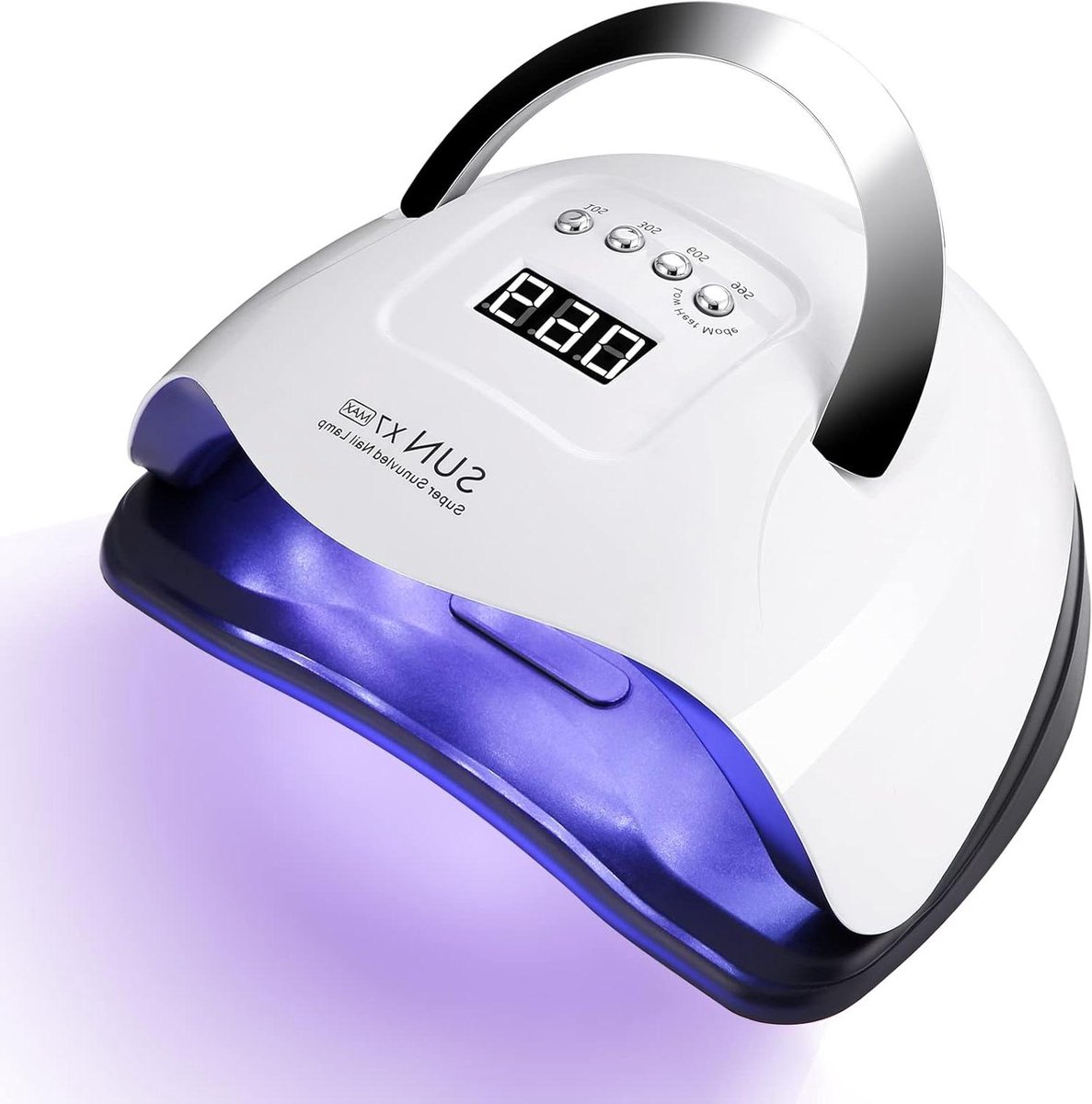Nageldroger UV LED - Gelnagellamp - Nagels Uitharden - Grote Ruimte Sensor - 220W - Wit