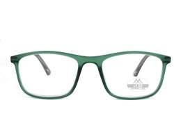 Montana Eyewear leesbril HMR49D +1.50 Groen Grijs Rechthoekig
