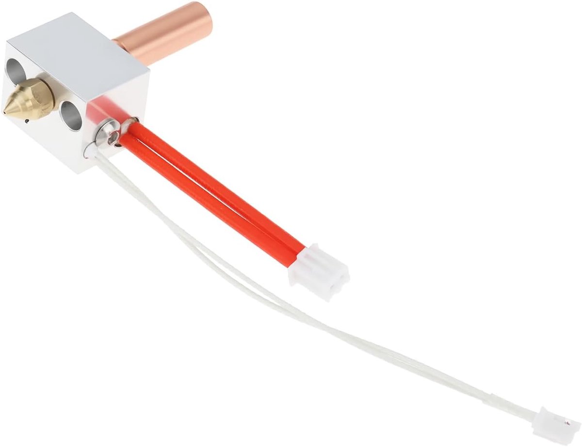 SnelShoppen - 24V Keramische Hotend Kit met 0.4mm Düse 300°C Hoge Temperatuur Verwarmblok Geschikt voor 3D Printer