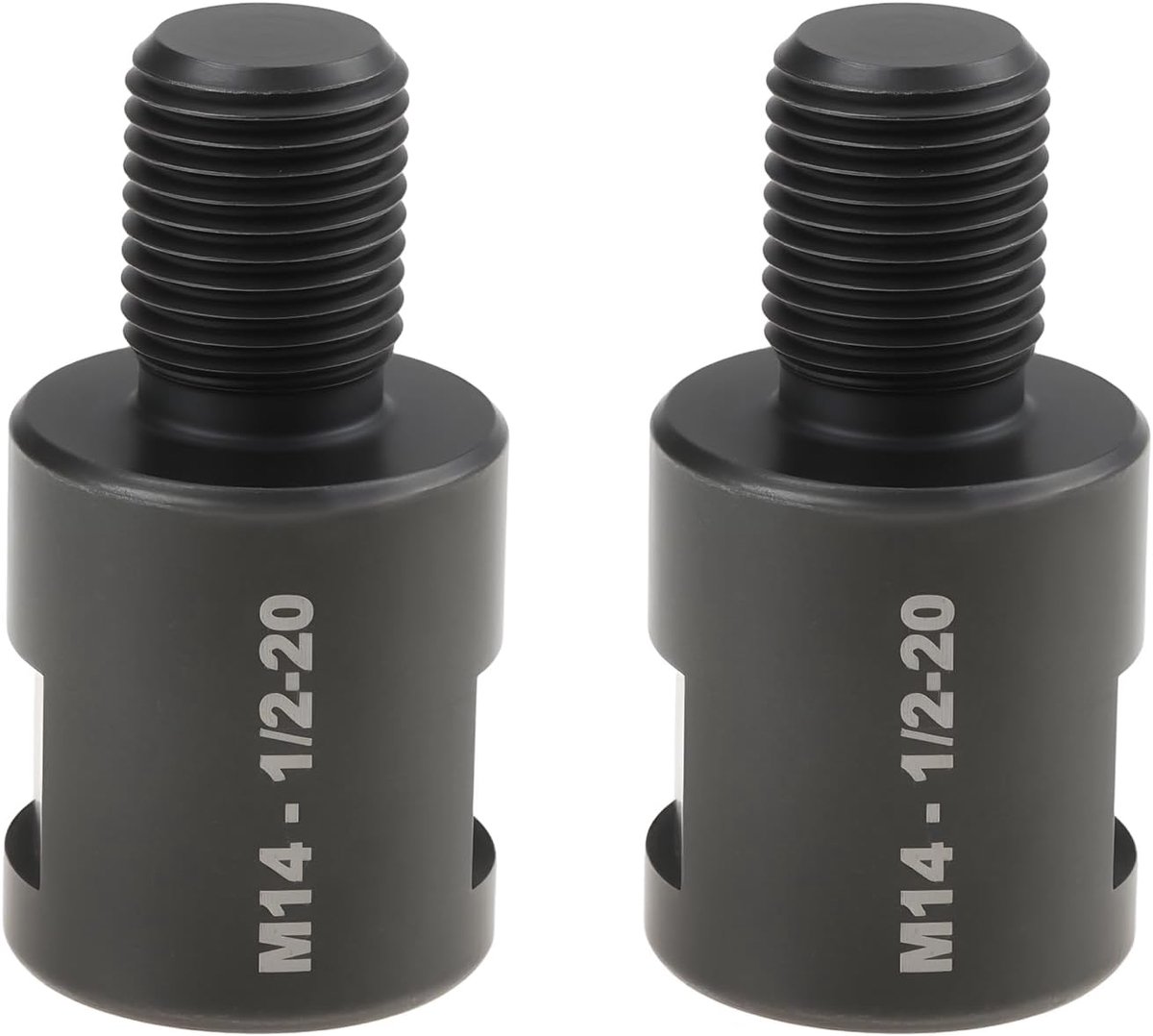 SnelShoppen - 2 Stks Haakse Slijpers M14 Vrouwelijk naar 1/2-20 Mannelijke Adapter Converter Connector voor Rotary Polijstmachine en Boor, Staal, Voor