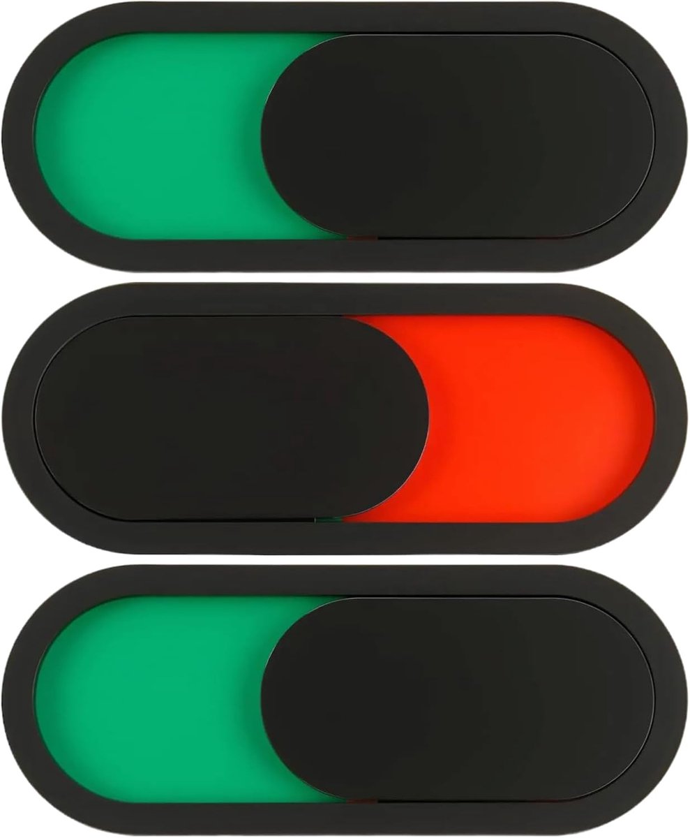 SnelShoppen - Pack van 3 Sliders Vrij Bezet Toiletbord met Slider Niet Storen Signaal voor Wachtkamer Toilet Vergaderkamers Waarschuwingsbord (10x4cm)