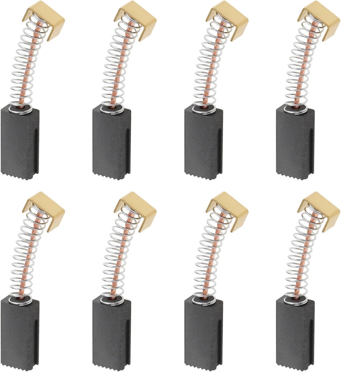 SnelShoppen - 4 Paar Cirkelzaag Koolborstels 5 x 8 x 16 mm Voor Precisie en Betrouwbaarheid in Uw Gereedschap
