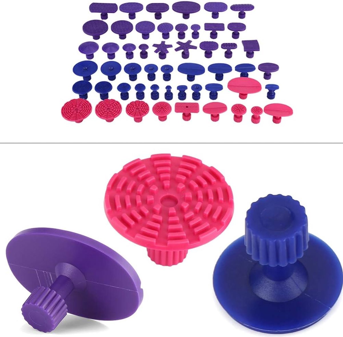 SnelShoppen - Pijnloze Dent Removal Tool Kit, Auto Car Body PDR Lijm Trektabs Dents Verwijder Tool voor Auto, Motorfiets, Koelkast, Wasmachine