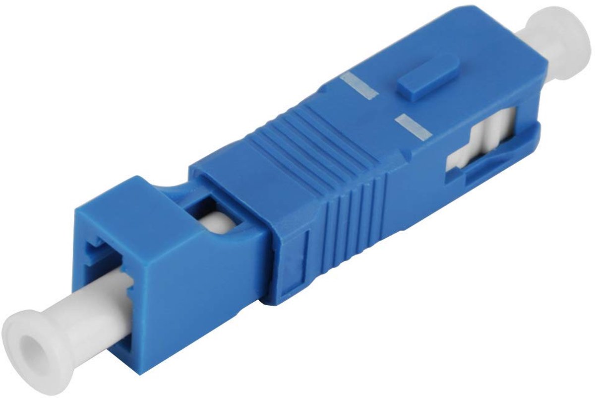 SnelShoppen - Fiber Optic Adapter SC Male naar LC Female Enkelvoudige Modus Hoogwaardige Precisie en Goede Compatibiliteit Hybride Optische Converter
