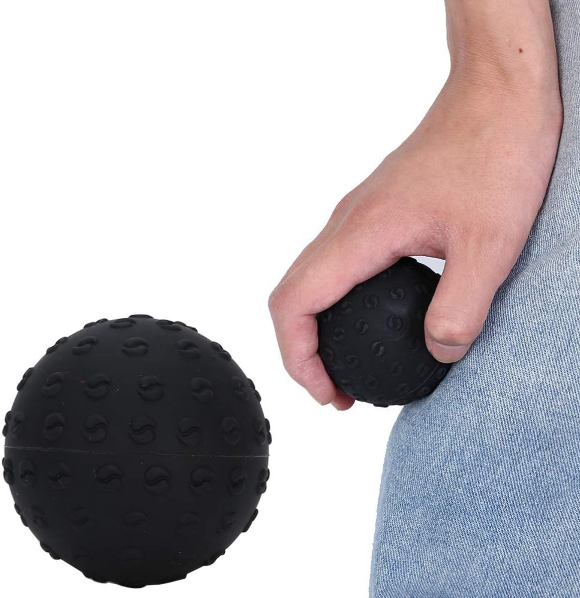 SnelShoppen - Massage Lacrosse Ballen - Siliconen Yoga Massage Ballen Roller - Diepe Weefsel Voet Fascia Massager voor Myofasciale Ontspanning - Trigg