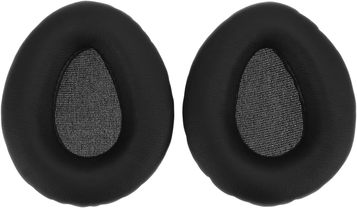 SnelShoppen - 2 Stuks Vervangende Hoofdtelefoon Oorkussens Geschikt voor Klipsch Image ONE en ONE 2 - Zacht Foam, Duurzaam Leer, Perfecte Pasvorm en C