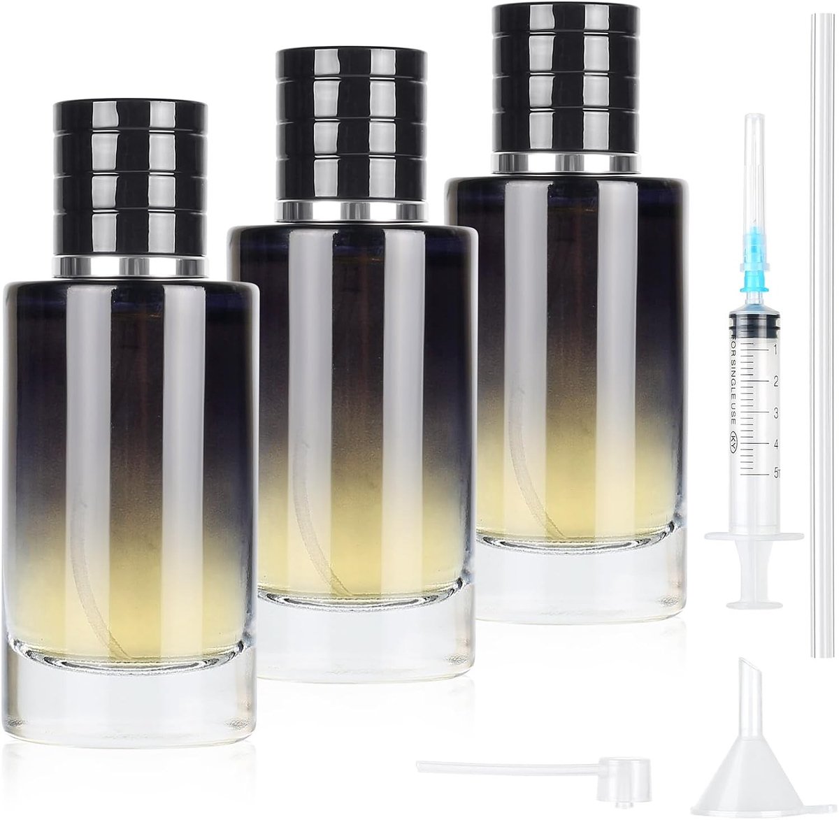 Parfumverstuiver - Blauw - 50 ml - Helder Glas met Anti-lekkage Ontwerp - Voor Parfum en Etherische Oliën