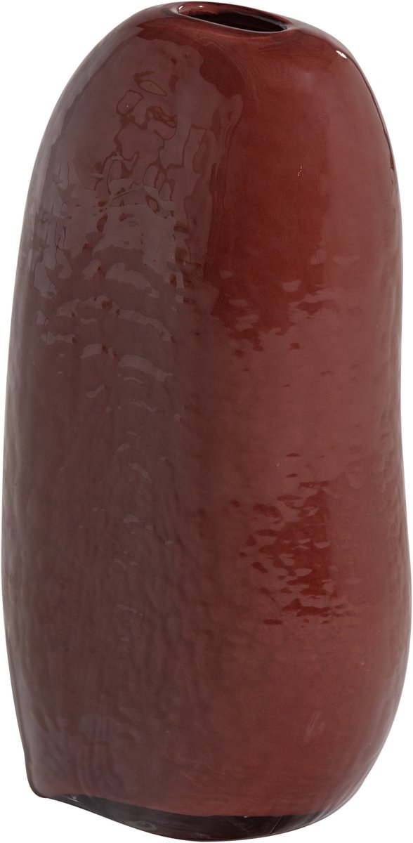 WOOOD Sahil Vaas - Glas - Bruinrood - 42x23x14