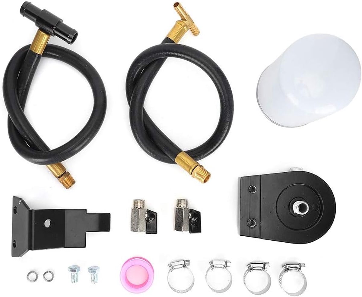 SnelShoppen - Ford 6.0L Koelvloeistoffilter, Koelvloeistoffiltratiesysteem Filterkit voor Ford F-250 F-350 6.4L Powerstroke Diesel