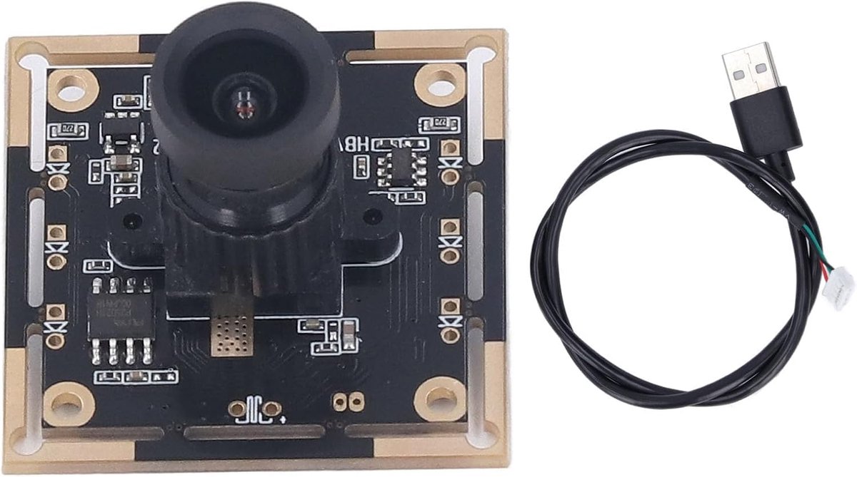 SnelShoppen - 1MP Ingebouwde Camera Module 1280x720 Webcam Board met OV9732 Fotosensitieve Chip, Verwisselbare Lenzen, Handmatige Instelling, Ideaal v