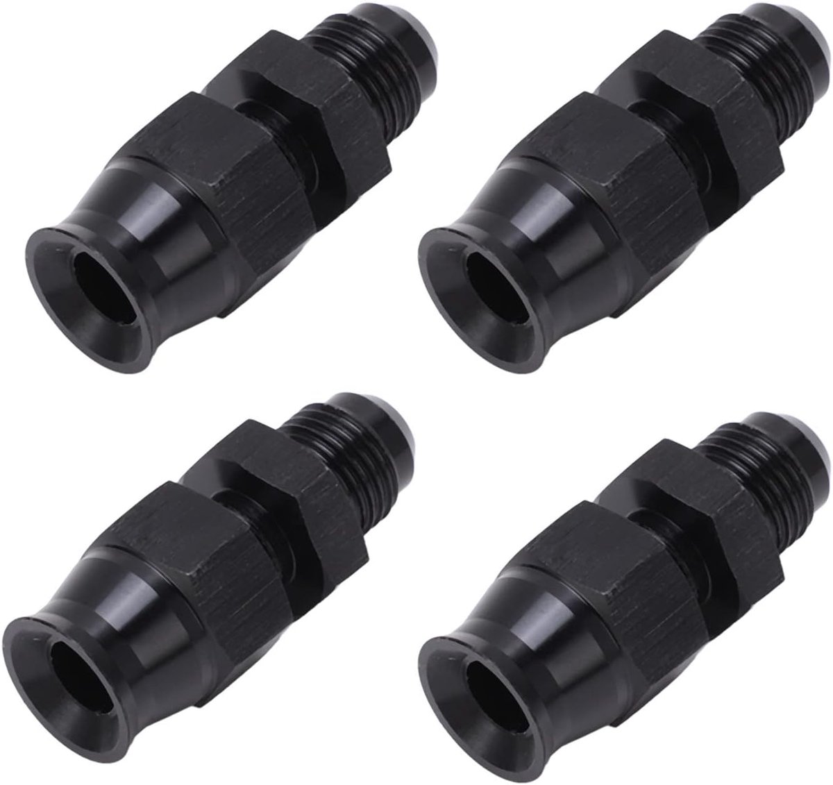 SnelShoppen - AN6 Coupler Adapter Anti-roest 5/16 inch voor Diesel en Vloeibaar Gas - Hoge Kwaliteit Messing, Mannelijke Schroefdraad, Ideaal voor Aut