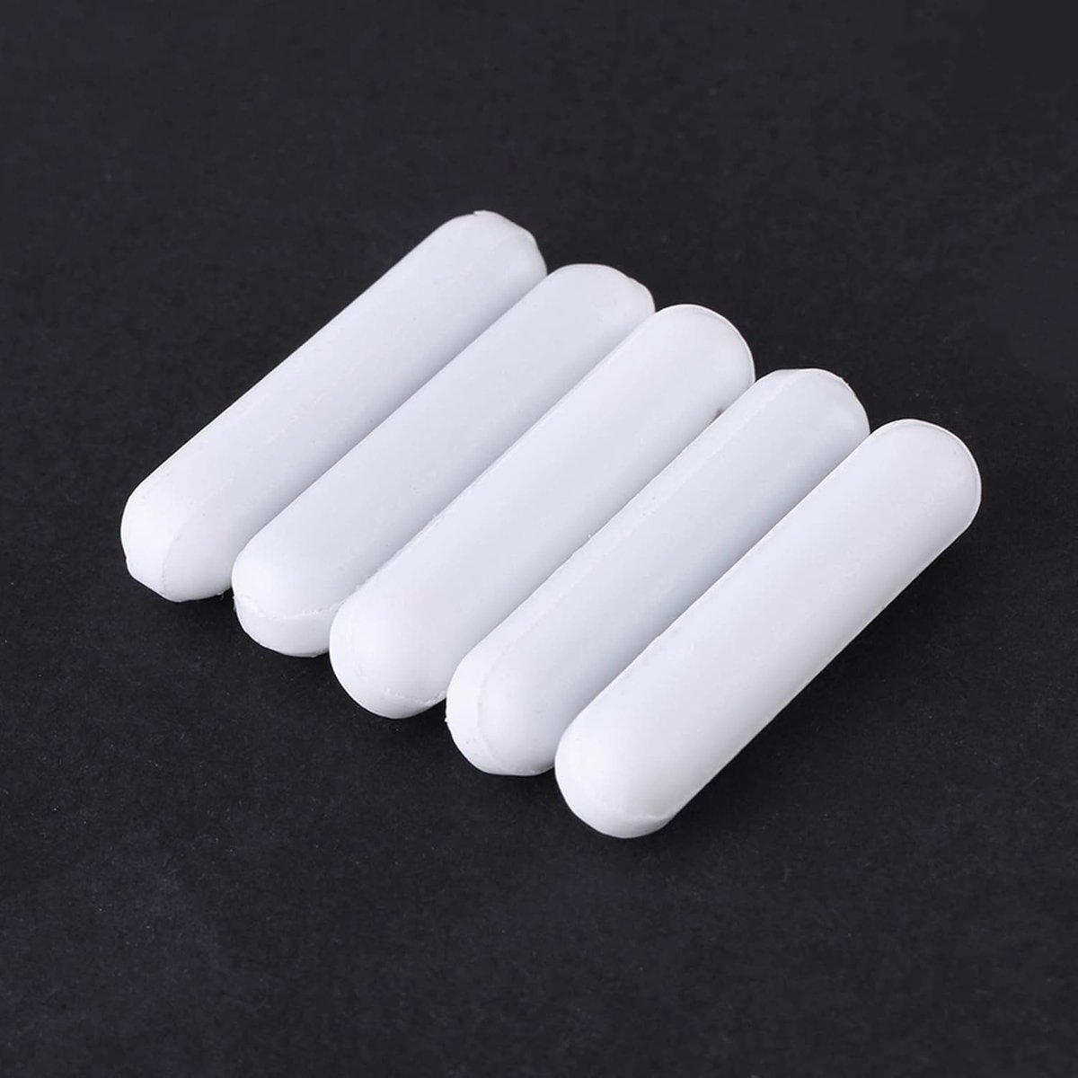 SnelShoppen - Magnetische Roerder Staf Type C Wit PTFE Laboratorium Roerder voor Magnetische Mengers (C7 x 30mm) - Corrosiebestendig, Hoge Temperatuur