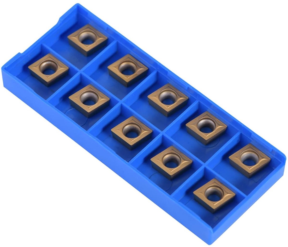 SnelShoppen - CCMT09t304 CCMT32.5 Accu Grootte, 3D Printer Onderdelen en Accessoires, 10 Stuks CNC Carbide Snij-inserts voor Metaal Draai Tool, Duurza
