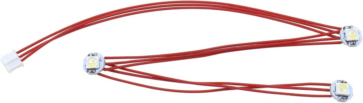 SnelShoppen - Stealthburner LED Kit RGBW Mini Knop PCB LED Set Geïnstalleerd met PTFE Kabel Geschikt voor Voron 2.4 3D Printers Accessoires