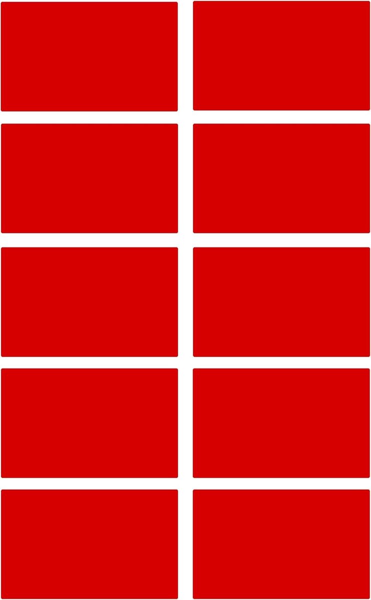 SnelShoppen - 150 Stuks Kleurgecodeerde Zelfklevende Rectangulaire Stickers 5cm x 3cm - Ideaal voor Organiseren, Labelen en Verzenden - Groene Labels