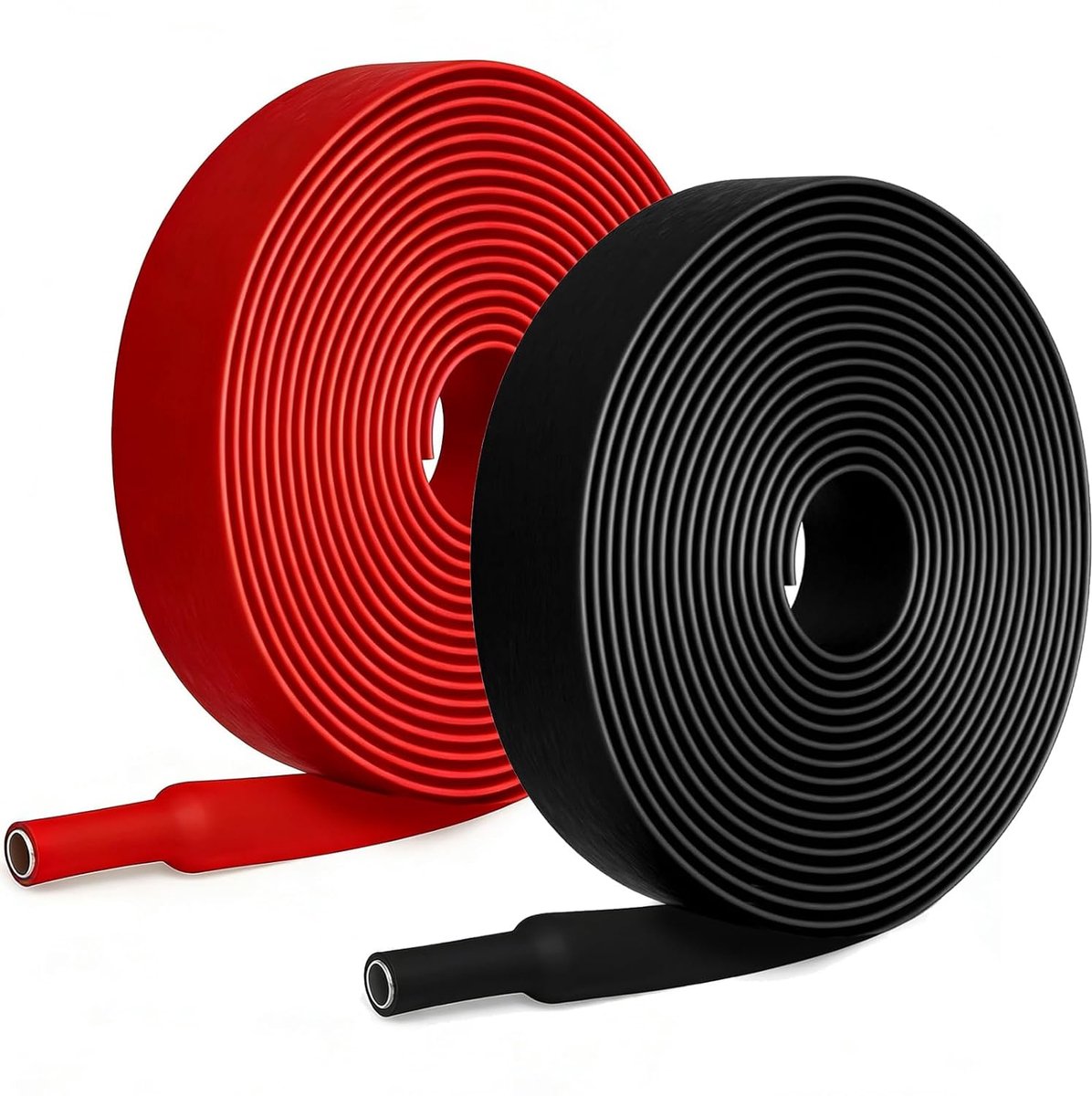 SnelShoppen - 2 Stuks 3:1 Krimp Hose - Ø2.4mm - 2m Lengte - Krimp Hoses met Lijm - Waterproof en Isolerend - Geschikt voor Kabelisolatie, Markering, K