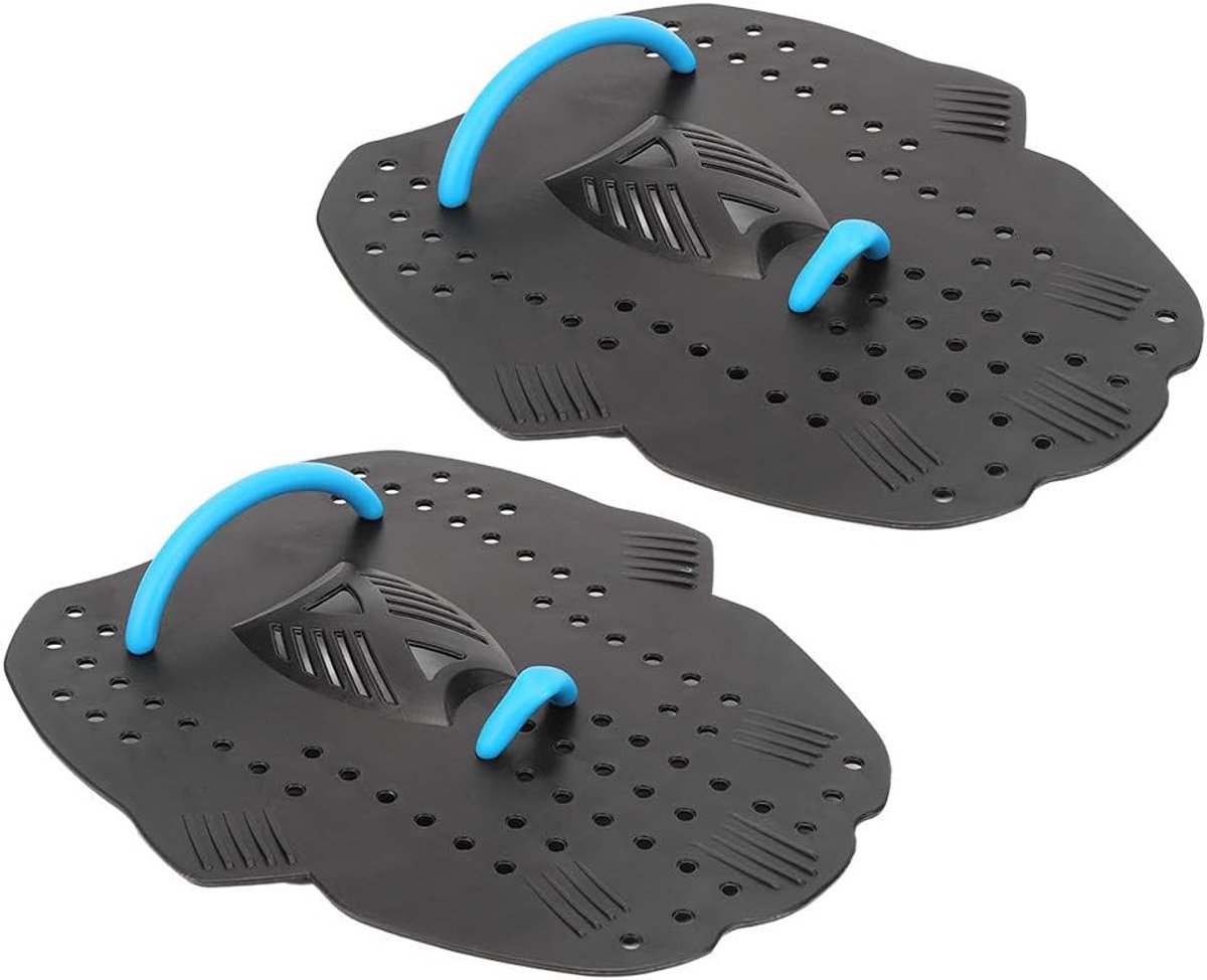 Swimming Paddles, Swimming Training Hand Paddles with Adjustable Straps, Swimming Hand Paddles for Women and Men - ShopVlot