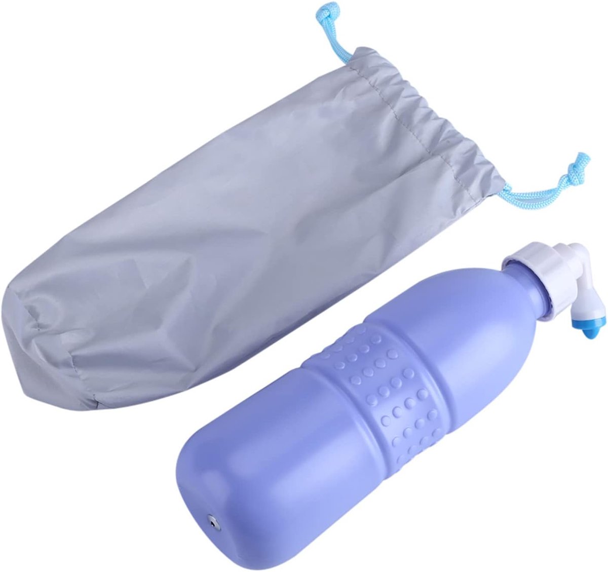 SnelShoppen - Draagbare Bidet Spuit & Reis Bidet 620ml - 21.8oz Portabele Bidet Fles met Verlengbare Tuit voor Persoonlijke Reiniging, Compact en Hygi