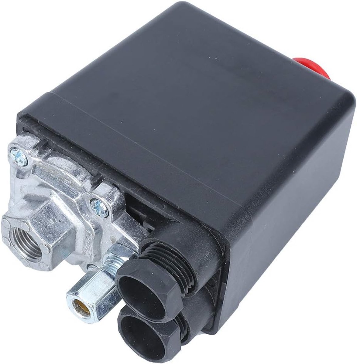 SnelShoppen - Akozon G1 / 4" Eenlok-Luchtcompressor Drukschakelaar Steuerventiel 0.5-1.2 MPa (72.5~175 psi) 220 V Vervangonderdeel voor Compressoren