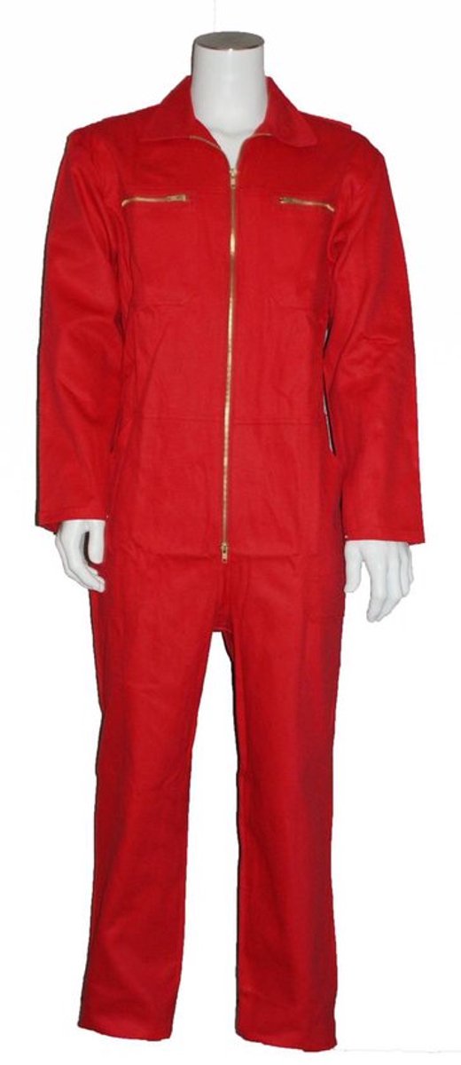 GAEVE Kinderoverall 100% katoen rood maat 164