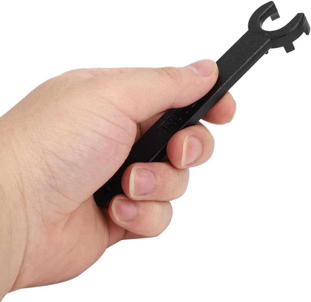 SnelShoppen - ER Type Spanmoersleutel ER11-ER20 M-Type, Hoogwaardige Carbon Staal, Ergonomische Handgreep, Geschikt voor As- en Mandril Rotatie