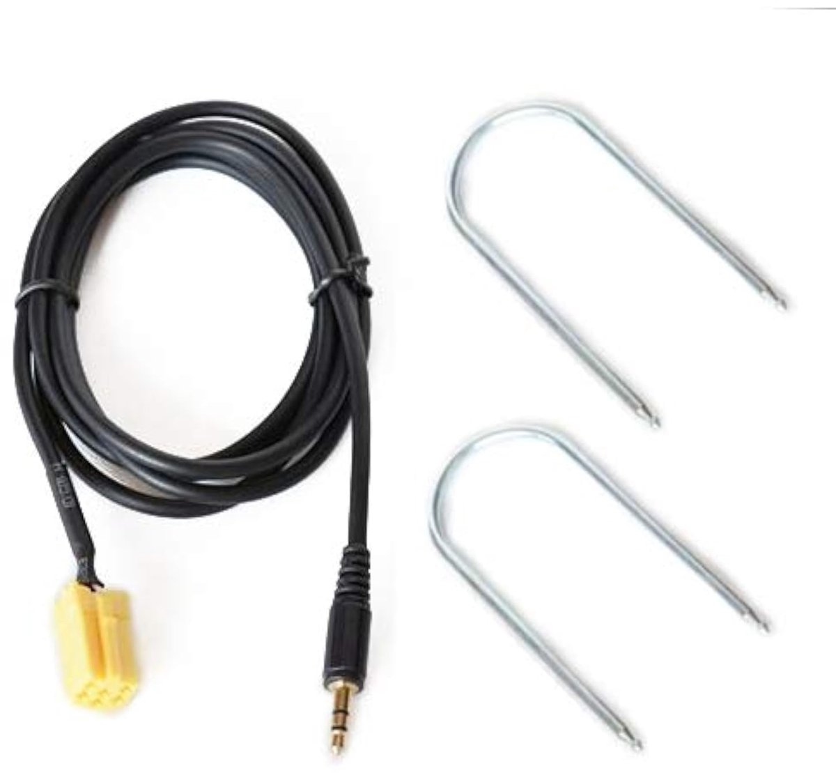 SnelShoppen - AUX Kabel voor Auto Radio met Mini Connector 3.5mm + Extractie Kit - Perfect voor Muziek in de Auto, Verwarring-vrij, Geschikt voor Dive