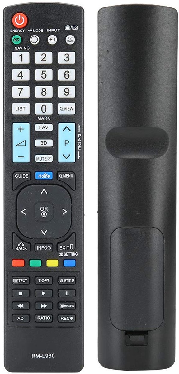 SnelShoppen - TV Afstandsbediening RM-L930 Vervangende Silicone Knoppen voor LG SMART Televisie, Duurzaam ABS Materiaal, Meer dan 8 Meter Bereik