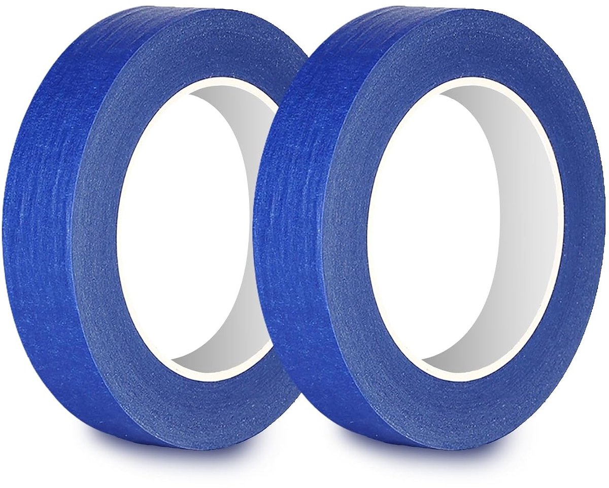 Verwijderbare Blauw Masking Tape 20mm x 50m - Perfect voor Schilderen, Renovaties en Creatieve Projecten