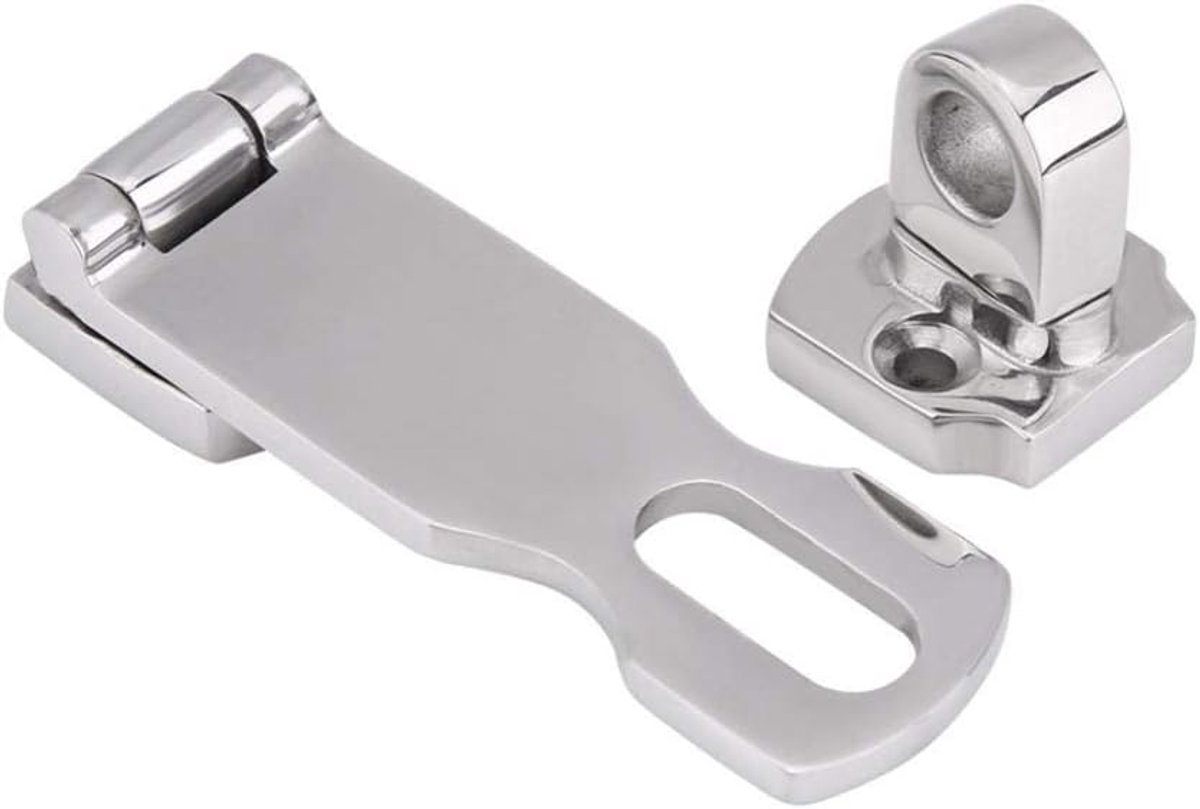 SnelShoppen - Marine Hatch Clasp Sluiting voor Boot, RVS, 75mm, Robuuste Deursluiting, Anti-Rattle, Sluitmechanisme voor Hatches, Klampen, en Kasten