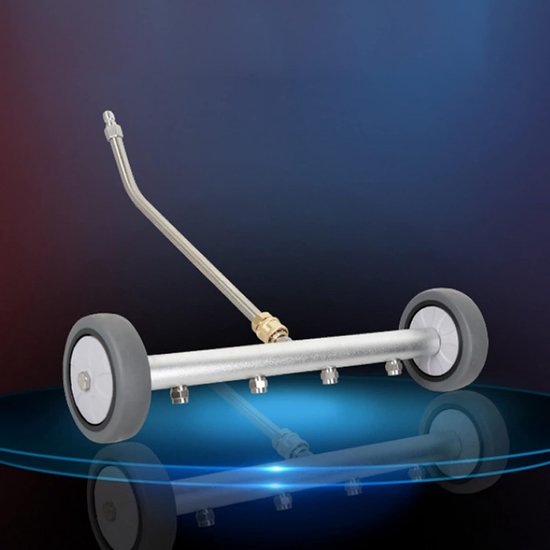 SnelShoppen - Water Broom Cleaner 4000 PSI - Elektrische Hogedrukreiniger Onderstel - Snelle Aansluiting 1/4 inch - Efficiënt Reinigen met RVS Doppen van Snelshoppen — afbeelding 5