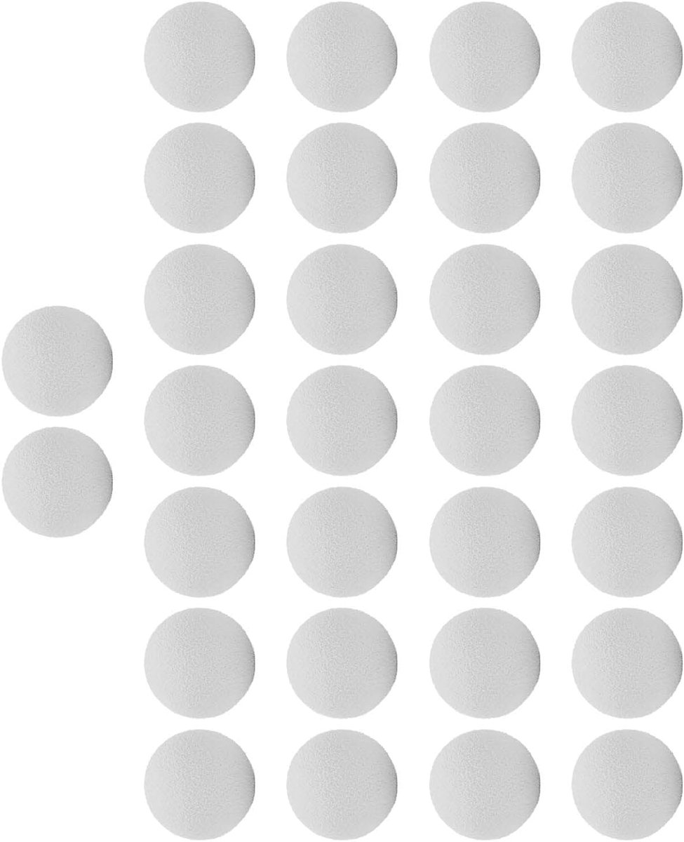 SnelShoppen - Pack van 30 21.5mm EVA Foam Golfballen - Zachte Schuim Golfballen voor Mannen, Vrouwen, Indoor en Outdoor Training - Veilig en Licht - W