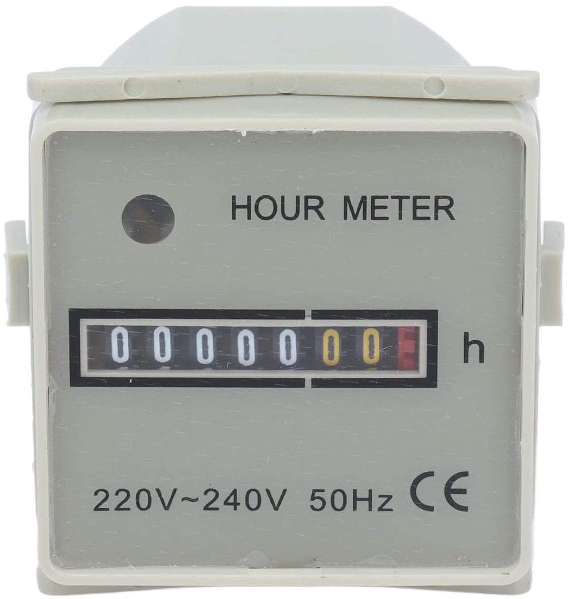 SnelShoppen - Mechanische Urenmeter Industrieel Timer Uurmeter HM-2/UWZ48 220-240V 0.3W met Indicator voor Generatoren en Machines