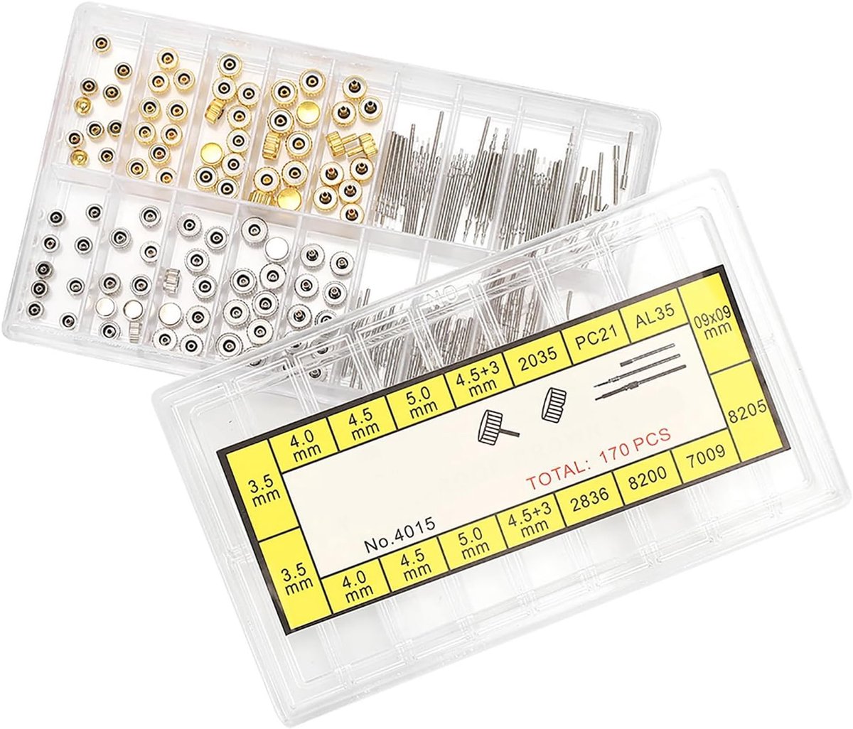 SnelShoppen - Trunk Extension en Crown Accessories Reparatie Gereedschap Set met Opbergdoos - Hoogwaardige, Duurzame Tool Set voor Horloges, Vervangen