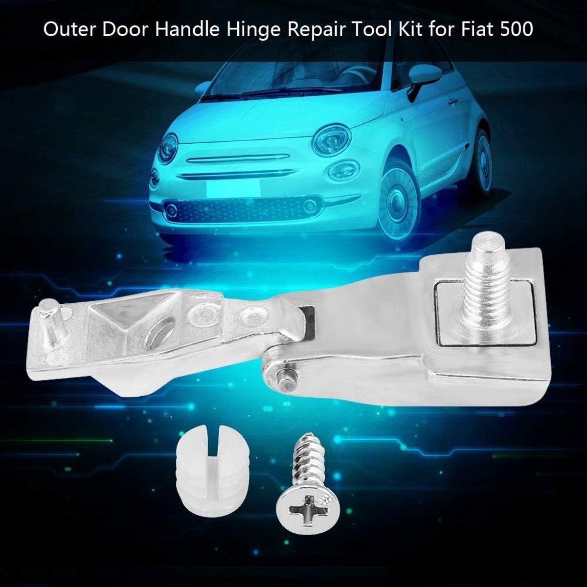 SnelShoppen - Deurhendel Reparatie Kit, Hinge Reparatie Gereedschap, Hoogwaardige RVS, Vervangingsset voor Deurhendels, Eenvoudig in Gebruik, Bespaar